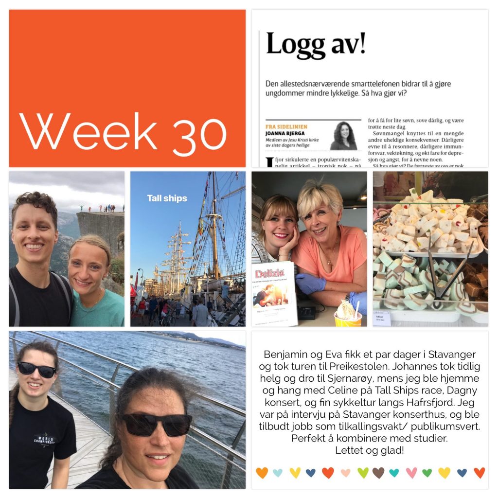 Weekly collage week 30